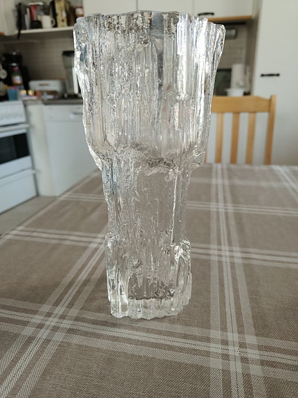 Iittala lasimaljakko kirkas, Tapio Wirkkala Avena