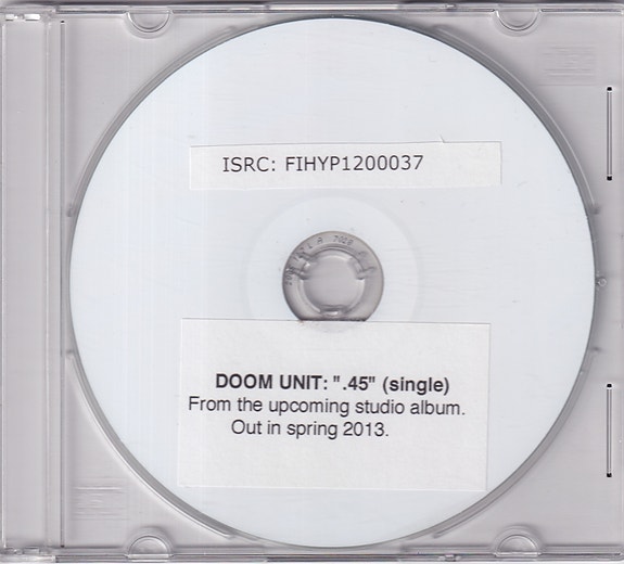 Doom Unit - .45 (CDr, Single, Promo)