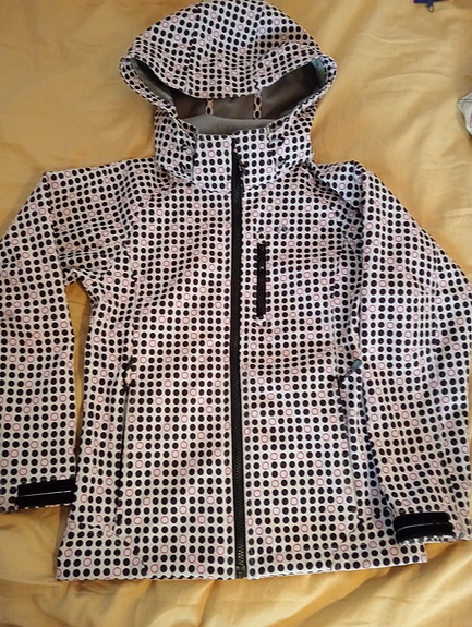 Softshell lasten takki koko 146/152 pilkullinen
