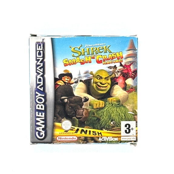 Shrek Smash n' Crash Racing CIB GameBoy advance