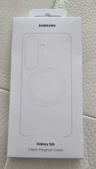 Samsung Galaxy S26 Clear Magnet Case suojakuori