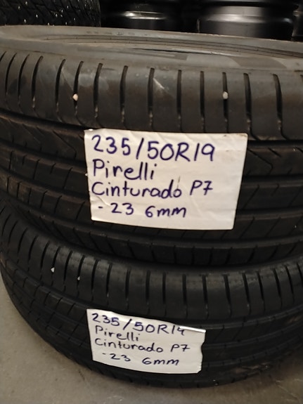 235/50r19 pirelli cinturado p7 kesärengas pari