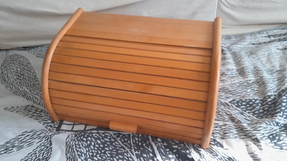Leipälaatikko puuta retro vintage