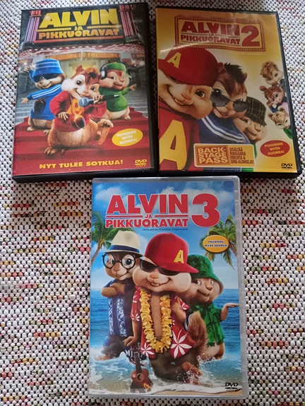 Alvin ja pikkuoravat 1,2 ja 3