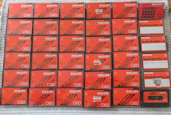 Philips C-60 kasetteja