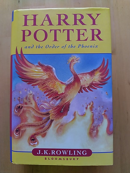 Rare Print Error Harry Potter and the Order of the Phoenix First Edition