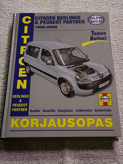 Citroen Berlingo ja Peugeot Partner korjausopas