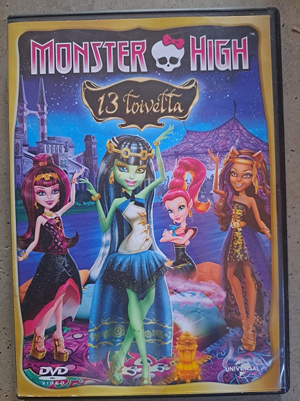 Monster high 13 toivetta dvd