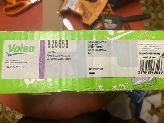 Opel Astra-G/Zafira-A/Vectra-B 2.0/2.2 16V Kytkinsarja Valeo 96-05