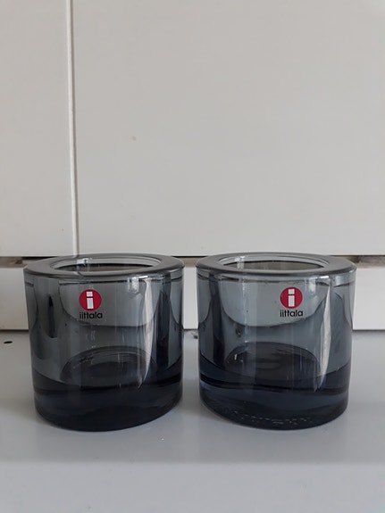 Iittala kivi tuikku harmaa 2 kpl