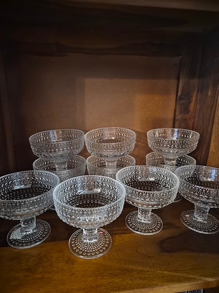Iittala kastehelmi jälkiruoka kulhot 10kpl