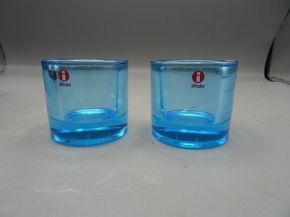 Iittala Kivi -kynttilälyhty, vaaleansininen, 60 mm 2kpl
