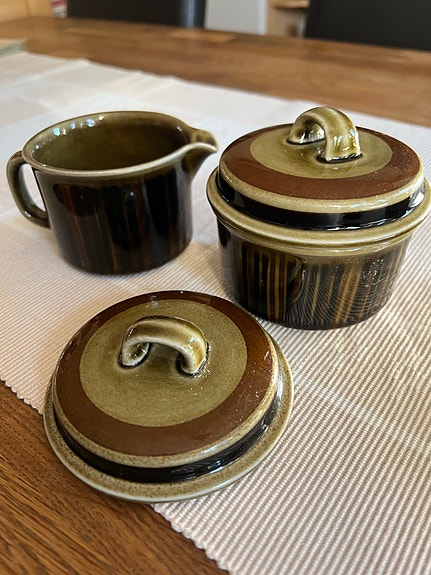 Arabia Kosmos kermakko & sokerikko