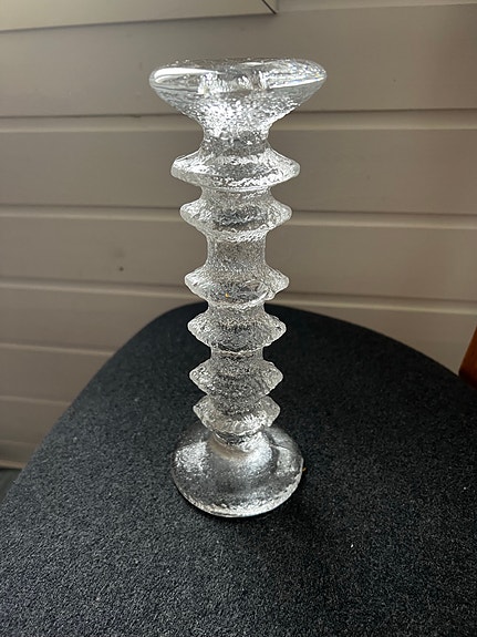 Iittala Festivo kynttilänjalka kirkas lasi