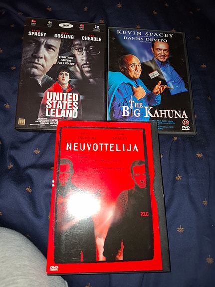 Kevin Spacey 3 kpl DVD-elokuvat
