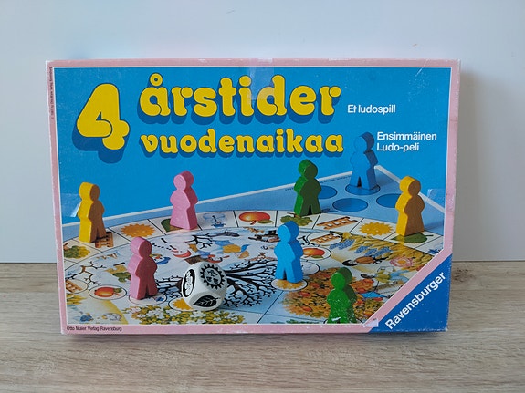 Vintage 4 vuodenaikaa lautapeli osat ja ohjeet on