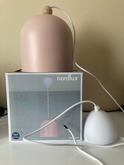 2kpl Nordlux Gaston kattovalaisin, vaaleanpunainen