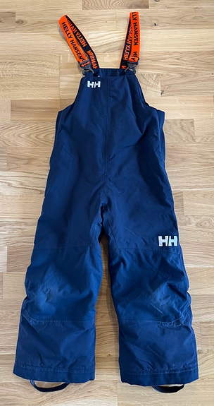 Helly Hansen K Rider 2 Ins Bib toppahousu lasketteluun (koko 110) sininen