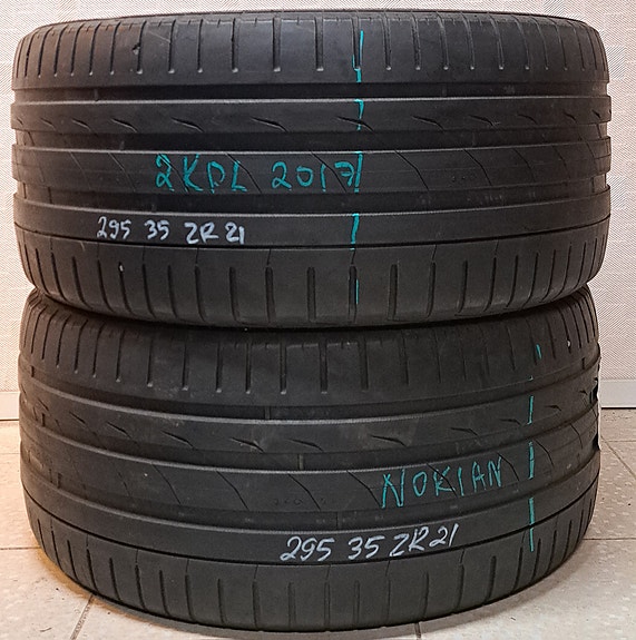 2kpl. Nokian kesärenkaita 295 35 ZR21