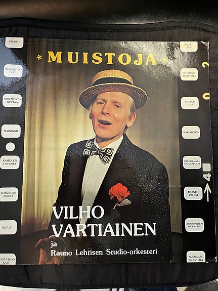 Vilho Vartiainen Muistoja vinyylilevy