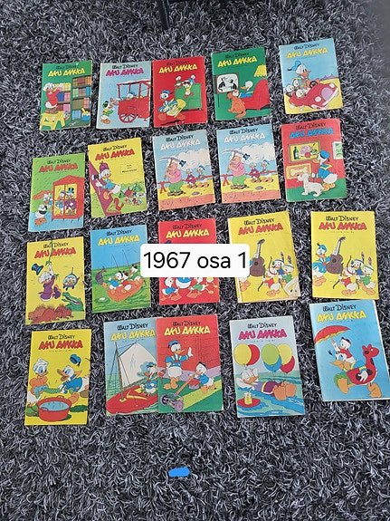 Aku ankka lehdet 1967 (36 kpl)