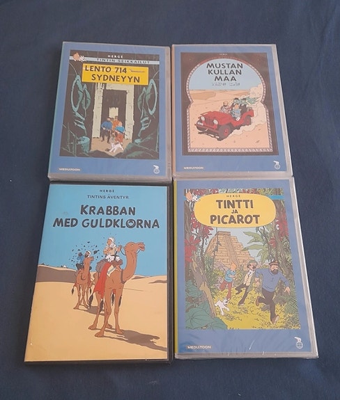 Tintti 4 kpl dvd