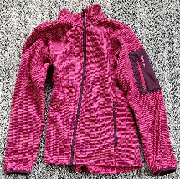 Icepeak fleece-takki koko 164 vaaleanpunainen tytöille