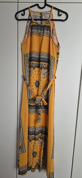 Only keltainen maksimekko, 38