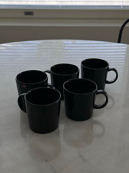 Iittala Teema-mukit musta