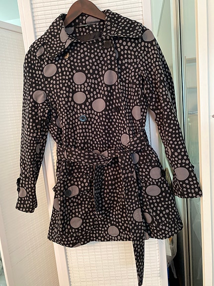 Marimekko takki S musta puuvilla naisten