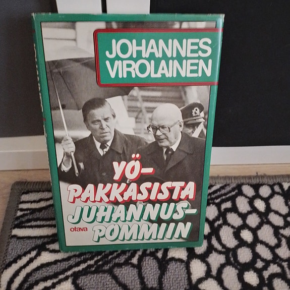 Johannes Virolainen Yöpakkasista juhannuspommiin kirja kovakantinen