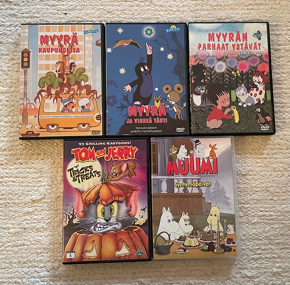 Lasten DVD-paketti