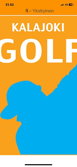 Kalajoki Golf kierros/pv pelioikeus