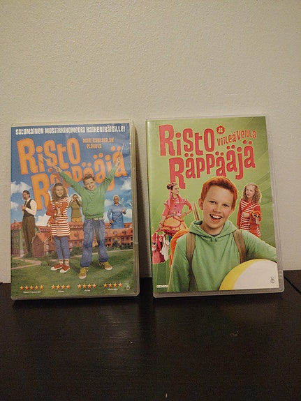Risto Räppääjä DVD-elokuvat 2 kpl
