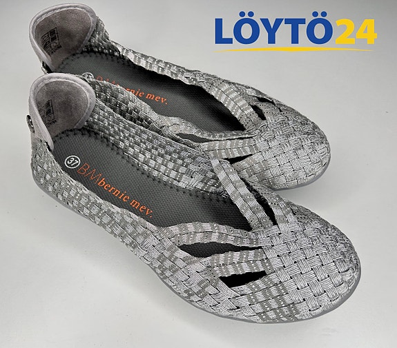 Bernie Mev Catalina – Hopeiset Punotut Ballerinat – Memory Foam – Koko 37