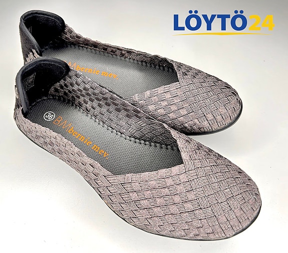 Bernie Mev Catwalk – Hopeiset Punotut Ballerinat – Memory Foam – Koko 37
