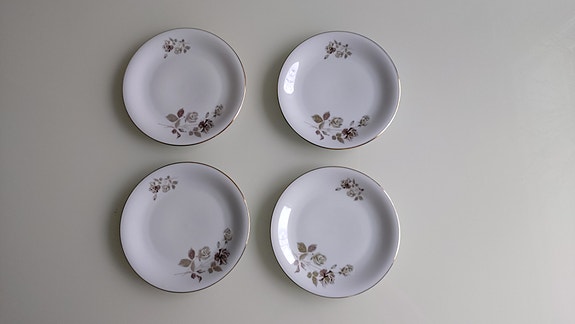 Edelstein Bavaria hedelmäaiheiset lautaset, 4 kpl