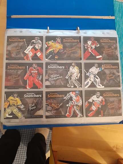 Jääkiekko kortteja/kansio sm-liiga NHL