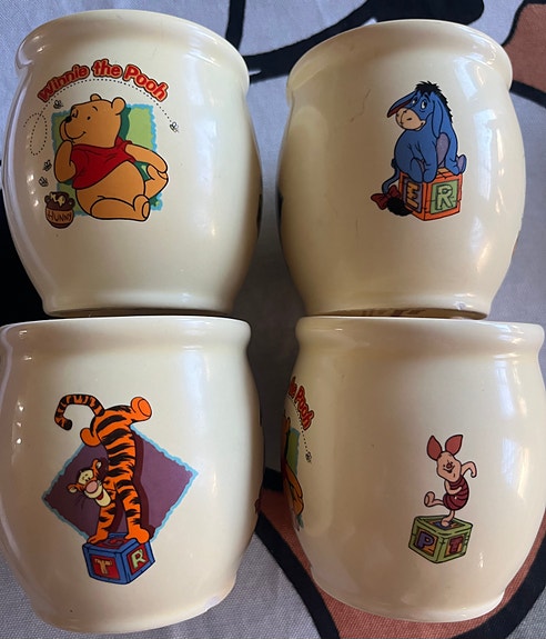 Disney Nalle Puh keraamiset mukit 4 kpl