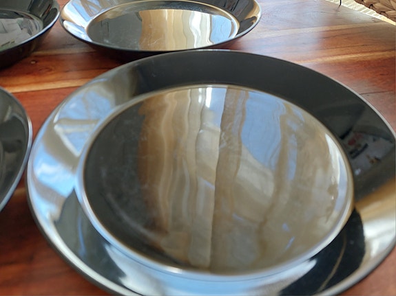 Iittala Teema 26 cm ruokalautanen 4 kpl musta