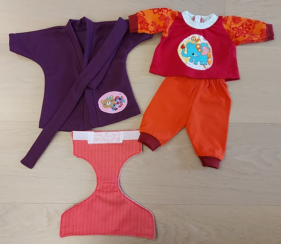 Edullinen vaatepaketti N nukelle Baby Born