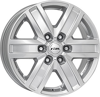 7X17 6X114.3 ET22 KR66.1 RIAL Transporter silver 1160kg