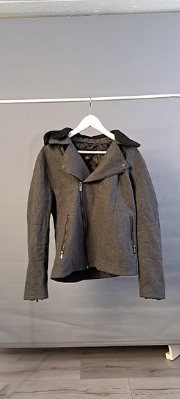 H&M miesten villatakki koko 50 harmaa