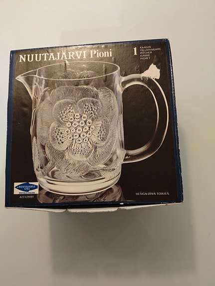 Nuutajärvi Pioni kannu