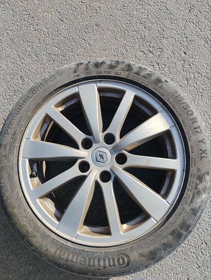17-tuumaiset alumiinivanteet 5x114.3 Renault
