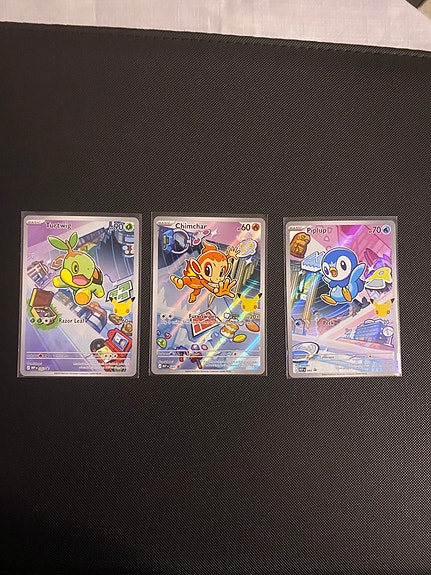 Pokemon First Partner - Gen 4 Kortit