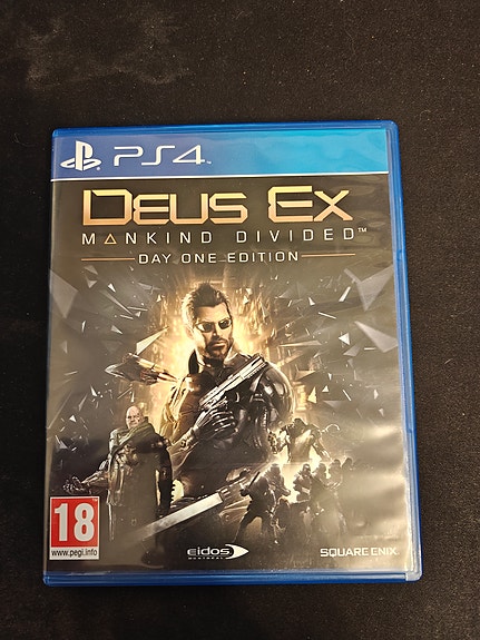 Deus Ex Mankind Divided Day One Edition Playstation 4 -peli