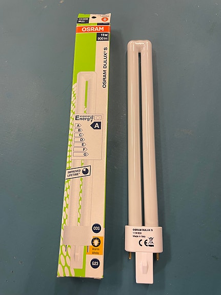 Osram Dulux S energiansäästölamppu, pienosloistelamppu