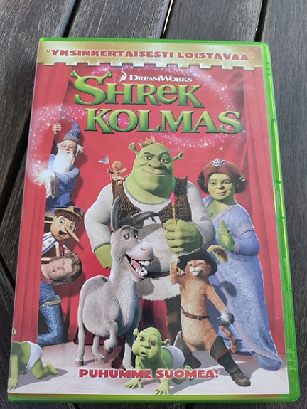 DreamWorks Shrek kolmas DVD-elokuva