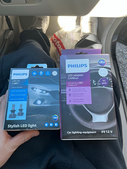 H7 Led polttimot ja canbus adapterit